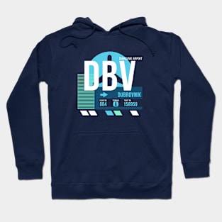 Dubrovnik (DBV) Airport // Sunset Baggage Tag Hoodie